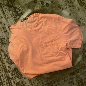 Light salmon Zara shirt